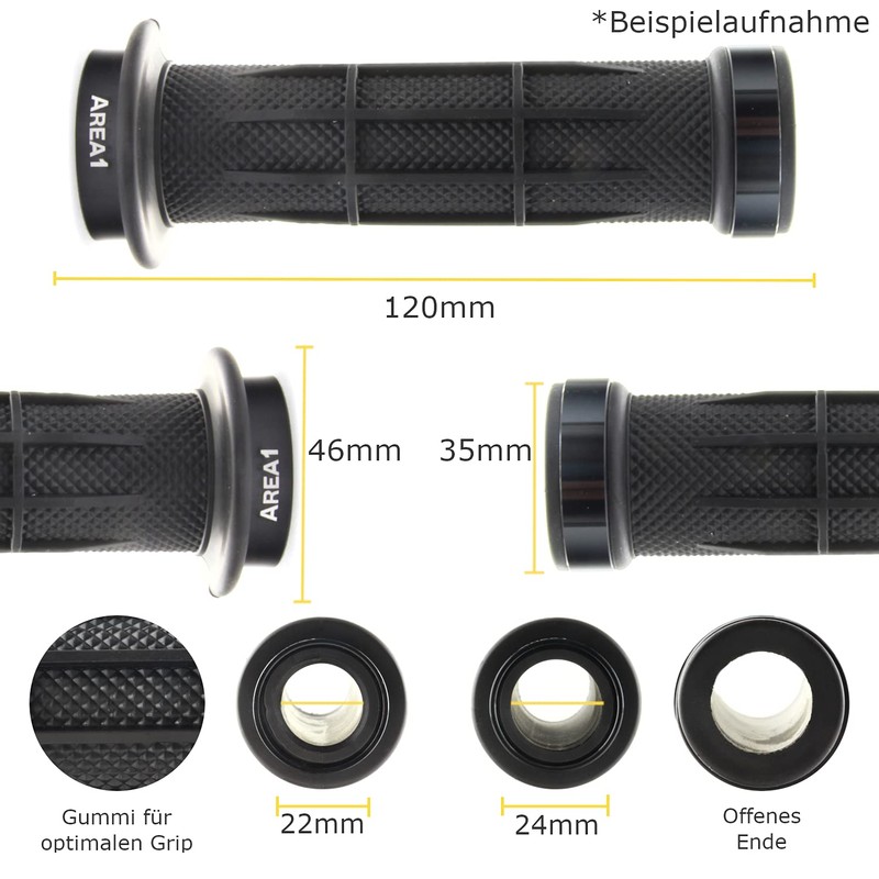 Area1 Handlebar Grips Compatible with Zip 50, 125, Zip 2