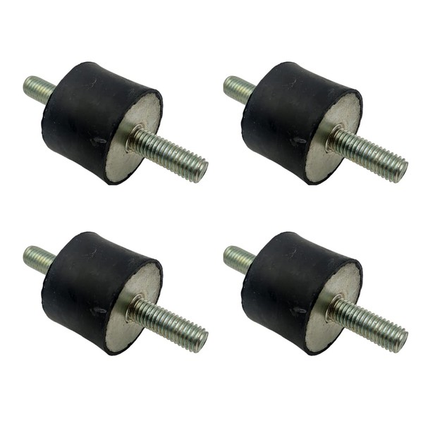 RUBBERGIANT Rubber Bobbin Mounts M10-40x30mm Male/Male Anti-Vibration Isolator Mounts Air