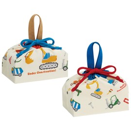 Skater Lunch Drawstring Bag, Lunch Pouch, Drawstring Bag, Set of 2, Working Car KB7W-A