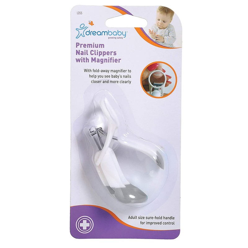 Dreambaby Deluxe Nail Clippers with Magnifying Glass