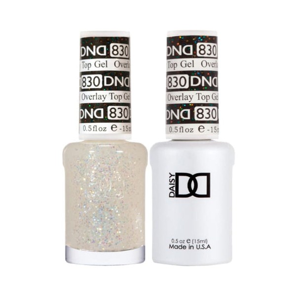 DND Duo Matching OVERLAY GLITTER TOP GELS - #830