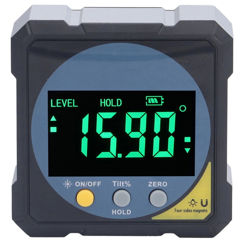 Digital Angle Finder Laser Magnetic Inclinometer Box Gauge Electronic Protractor