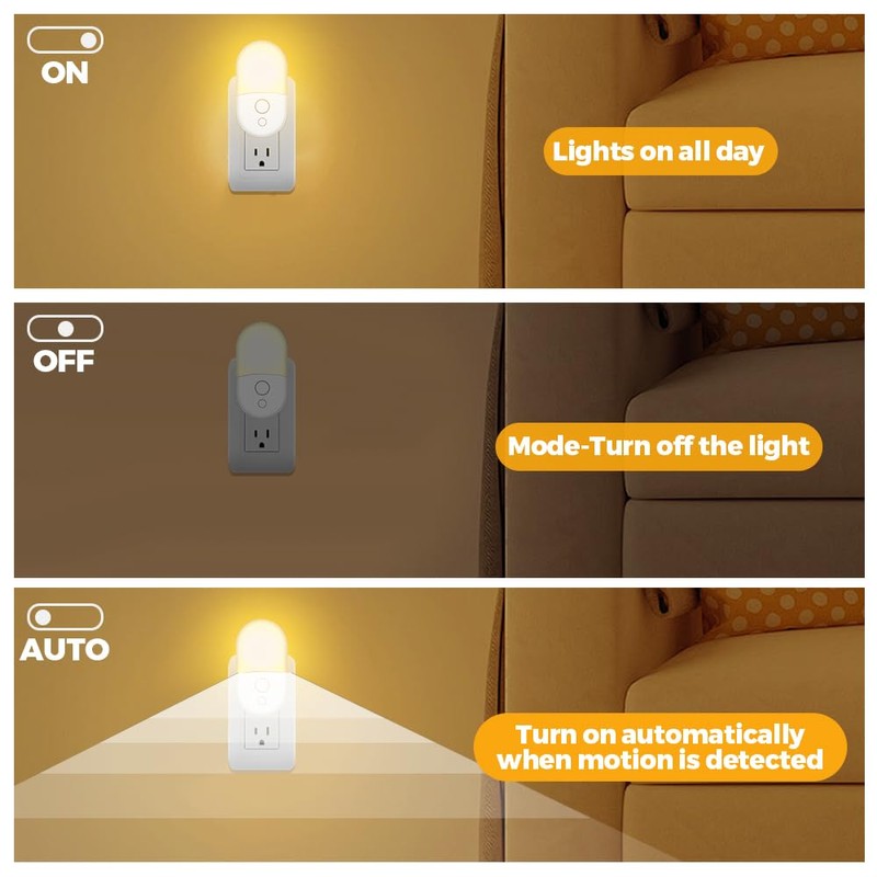 Night Light Plug in Walls & Night Lights with Dusk