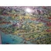 Laminated Poster Map Pacific Northwest - Unique Media, Artistic Illustration