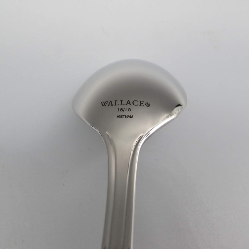Wallace Continental Bead 18/10 Stainless Steel Teaspoon (Set of Twelve)