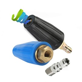 Pressure Washer Tips,Sunydog Turbo Nozzle 4000psi Max Rotating Pressure Washer Nozzle with 1/4'' Quick Connect for Remove Ads Bark Rust