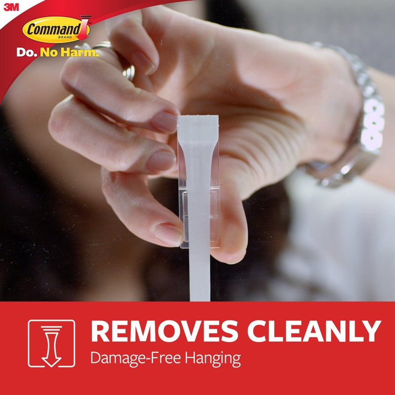 Command Refill Strips, White, 8 Small, 4 Medium, 4 Large/Pack