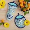Fiesta Worn Tiles Oven Mitt & Pot Holder Set, Multi-Colored