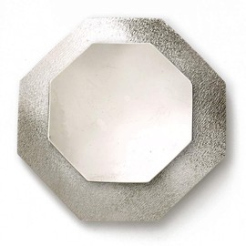 eJoyce Vintage Octagon Metal Belt Buckle, Vintage Fashion Jewelry by 1 pc, 2-7/8'' x 2-7/8", LT-5517 (Silver)