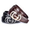 YOORAN Ratchet Belts for Men 2 Pack Adjustable Designer Belts