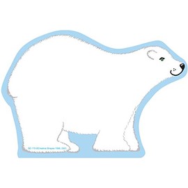 Polar Bear Large Notepad, 5" x 7", 50 Sheets in a notepad