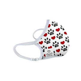 Zitto Washable Nose Protection Mouth with Children's Filter with Paws and Hearts