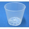 Translucent Plastic Pot, 2.4 inches (6 cm), 100 Pieces