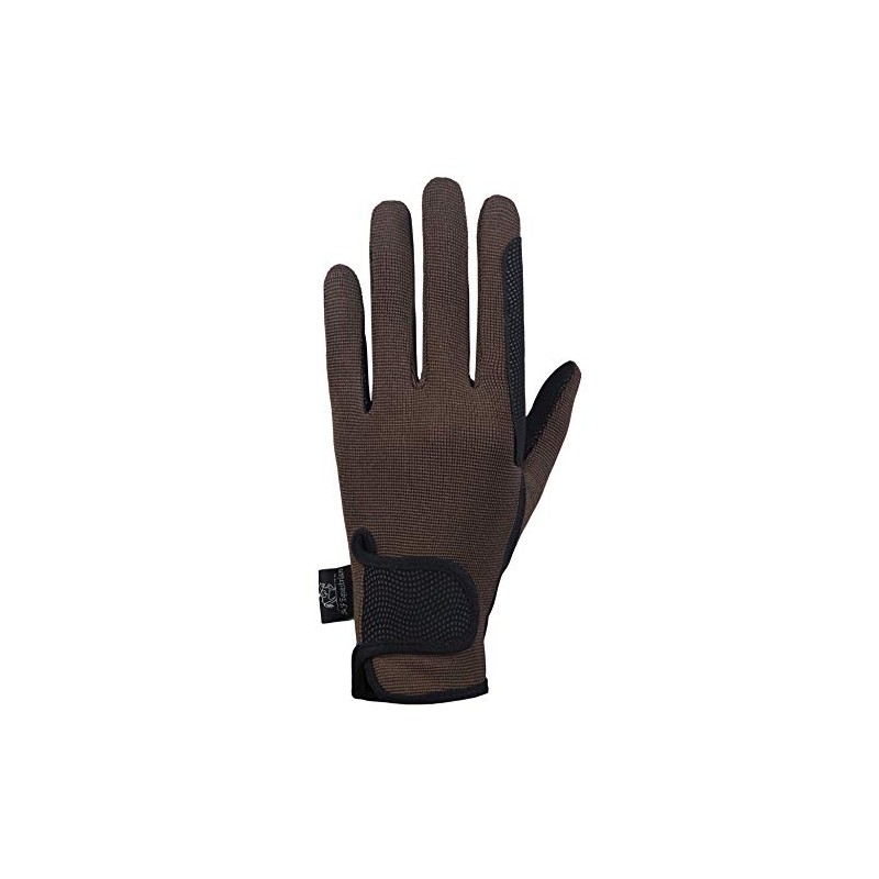 AFE Ladies Horse Riding Gloves Track Fabric Gloves Synthetic Leather
