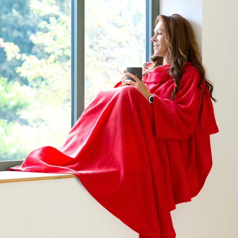 Snug Rug Cosy Blanket with Sleeves Genuine SnugRug Sleeved Blankets