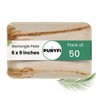 Puryfi Palm Leaf Eco-Friendly Rectangle Plates 6 x 9 inches