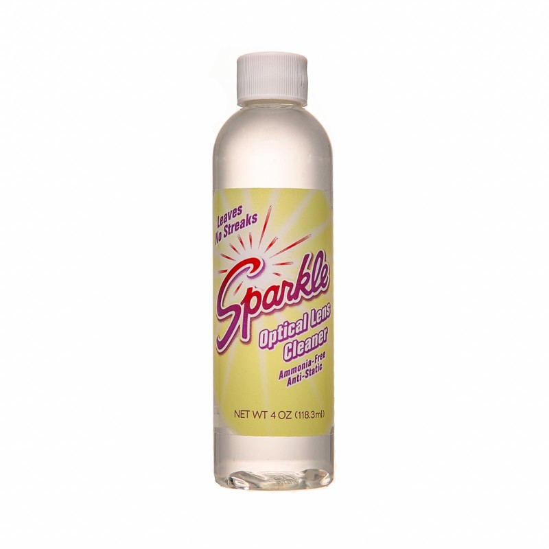 Sparkle Lens Cleaner for Glasses & Optical Surfaces – Ammonia-Free,