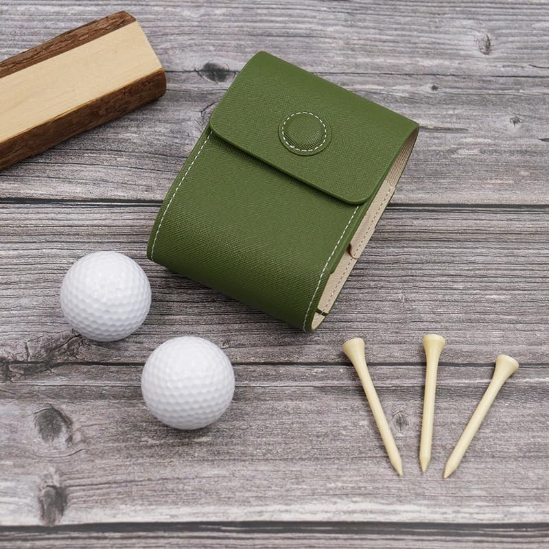 Leather Golf Distance Meter Case Magnetic Closure Golf Laser Distance