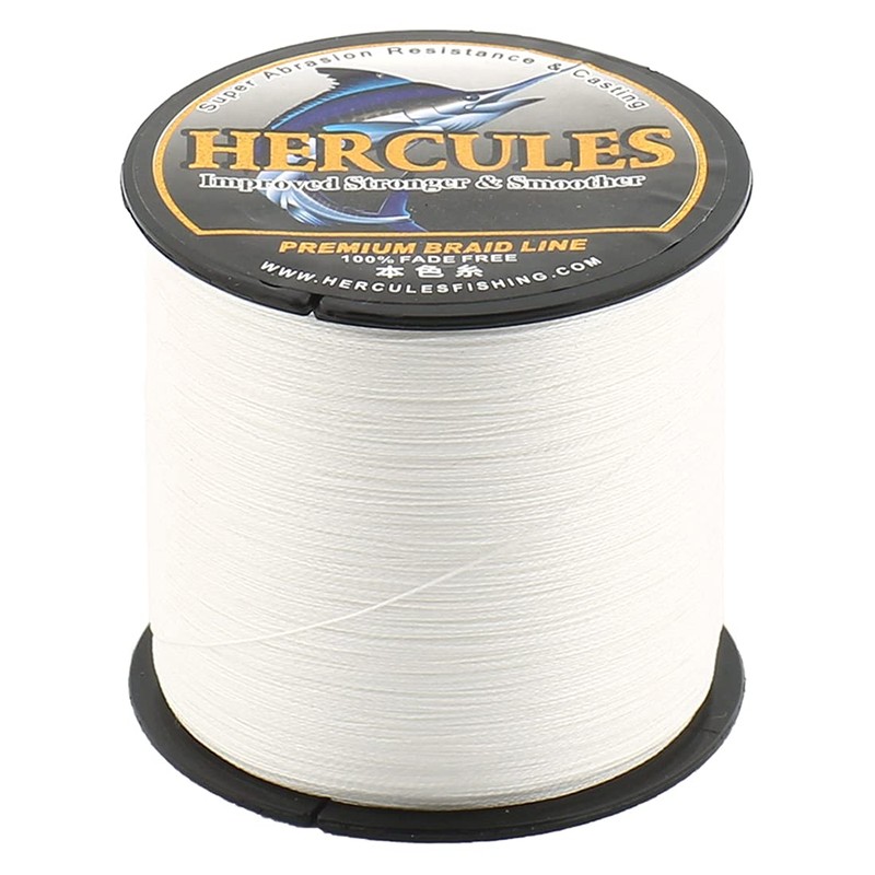 Hercules PE Line Fade Resistant 4 Braid Fishing Line Long