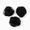 Bun-haired partial wig 3p dark brown mixed volume straight (WFHFK7E) / 올림머리 부분가발 3p 다크브라운 혼주 볼륨 똑딱이 (WFHFK7E)