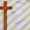 200 Pack Church Visitor Cards 3 x 5 Inches Church