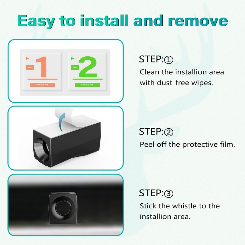 Elook Upgraded Deer Whistles for Car, Save Deer Whistle for