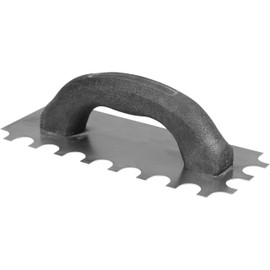 BARWALT Economy Notched Trowel, U-Shaped, Tile Trowel, 3/4 x 19/32 x 25/64, BWT35771