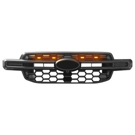 Upgraded 4 PCS Led Grill Lights Compatible with Ford Ranger T9 2022-2025 Fuse and Instruction Included-Yellow - Yellow Lens