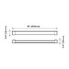 Dream lighting LED 12volt DC Rigid Light Bar for RV