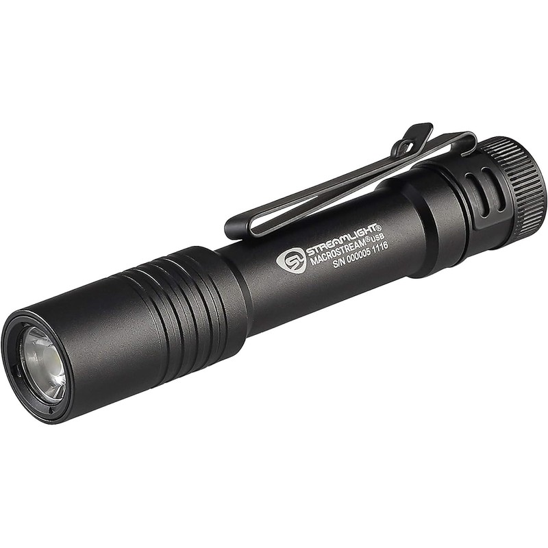 Streamlight 66320 MacroStream USB 500-Lumen 2000-Candela Rechargeable EDC Compact LED