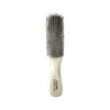 Elegant Anti-Static Ionic Bristles Styler White Hairbrush (Large 7.75" #486)