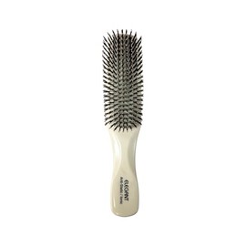 Elegant Anti-Static Ionic Bristles Styler White Hairbrush (Large 7.75" #486)