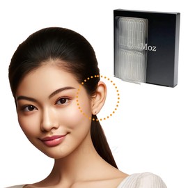 CatMoz Ear Lift Tape 24 Pack | Lift Your Ears for Instant Small Face Effects | Easy Fit with Guidelines | Ultra Thin, Transparent and Conspicuous | Skin-friendly Material
