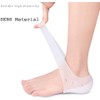 Dr.Pedi Height Increase Heels Cushion Insole, Gel Heel Invisible Height