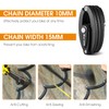 XIQI Folding Bike Lock, 85 cm Heavy Duty Alloy Steel,