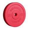 Mini Barbell Color Bumper Plates - Weight: 2.5lbs, Pairs: 2