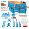 Hi-Spec 16-Piece Children’s Tool Kit with Child-Size Tool Belt, Genuine