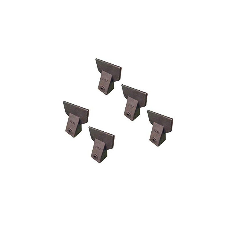 5 - Hensley Style Backhoe/Mini Excavator Bucket Flare Tooth -