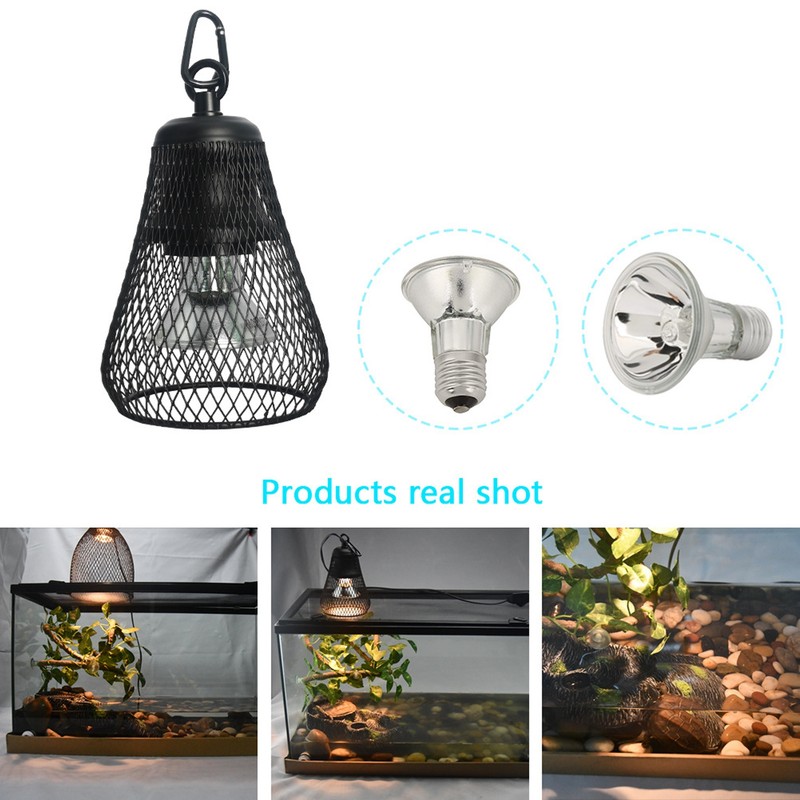 Reptile Lampshade Timed Lightweight Hangable Multifunctional Lightweight Heater Guard