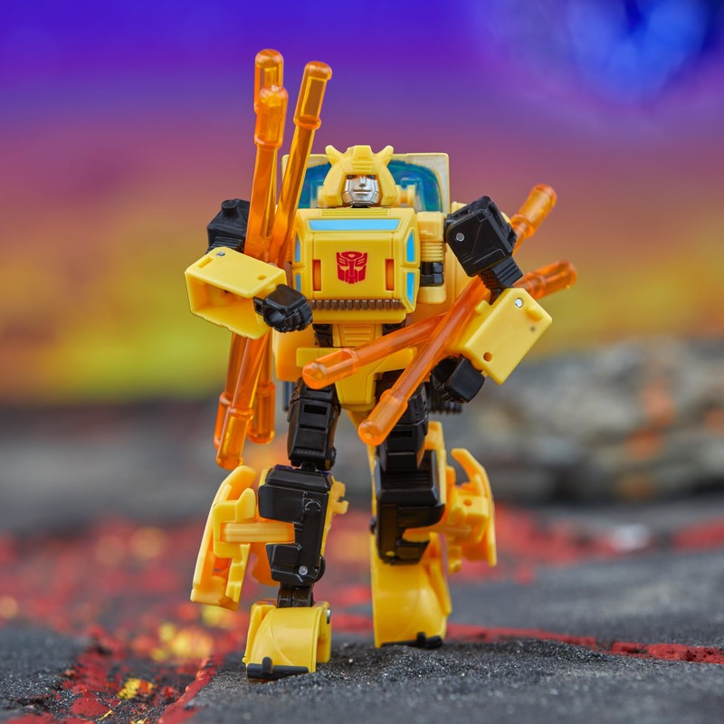 Transformers Legacy Deluxe Class Origin Bumblebee 5.5-inch Converting Action Figure,