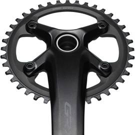 Shimano GRX FC-RX600-1 Crankset - 170mm, 11-Speed, 40t, 110 BCD, Hollowtech II Spindle Interface, Black
