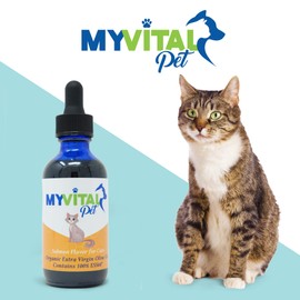 MyVitalPet for Cats – Salmon Flavored ESS60 in Organic Extra Virgin Olive Oil
