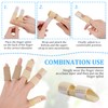 Pack of 5 Finger Splint + 5 Finger Protectors, Elastic