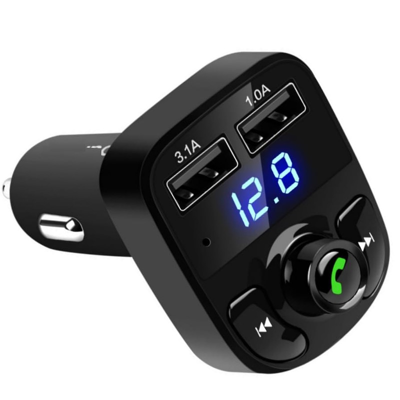 FM Transmitter KFZ Wireless Bluetooth Dual USB Auto Ladegerät für
