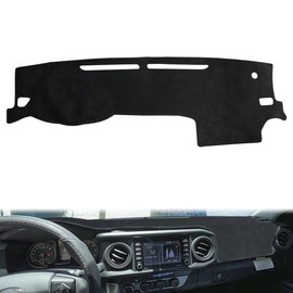 auovo Dashboard Cover Mat Compatible with Toyota Tacoma 2016 2017 2018 2019 2020 2021 2022 2023 Anti-Slip Dash Cover Dash Carpet Cover Sunshield Protector