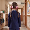 3.5inch Glitter Red Back to School Hair Bow Clip for