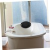 Ipetboom Waterproof Bath Pillow with Non-Slip Suction Cups Neck Support