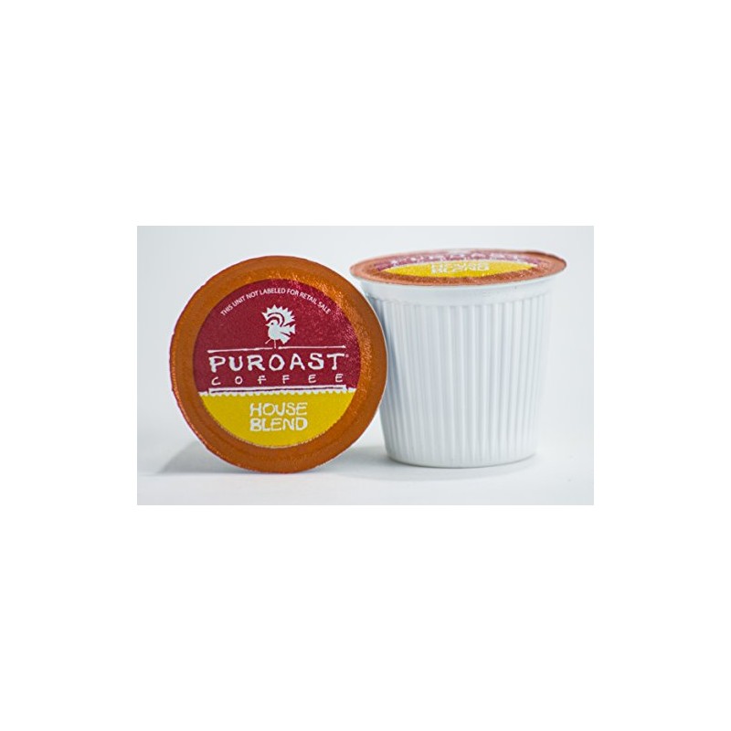 Puroast Low Acid Coffee| House Blend Single Serve Pods |