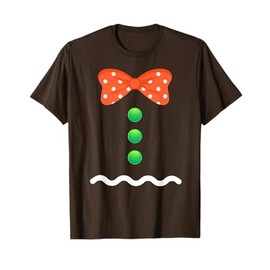 Gingerbread Man Christmas Costume for Kids & Adults T-Shirt
