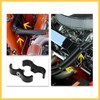 REPAIROCK 4pcs Black AN8 16mm Hose Separator Clamp Adapter with